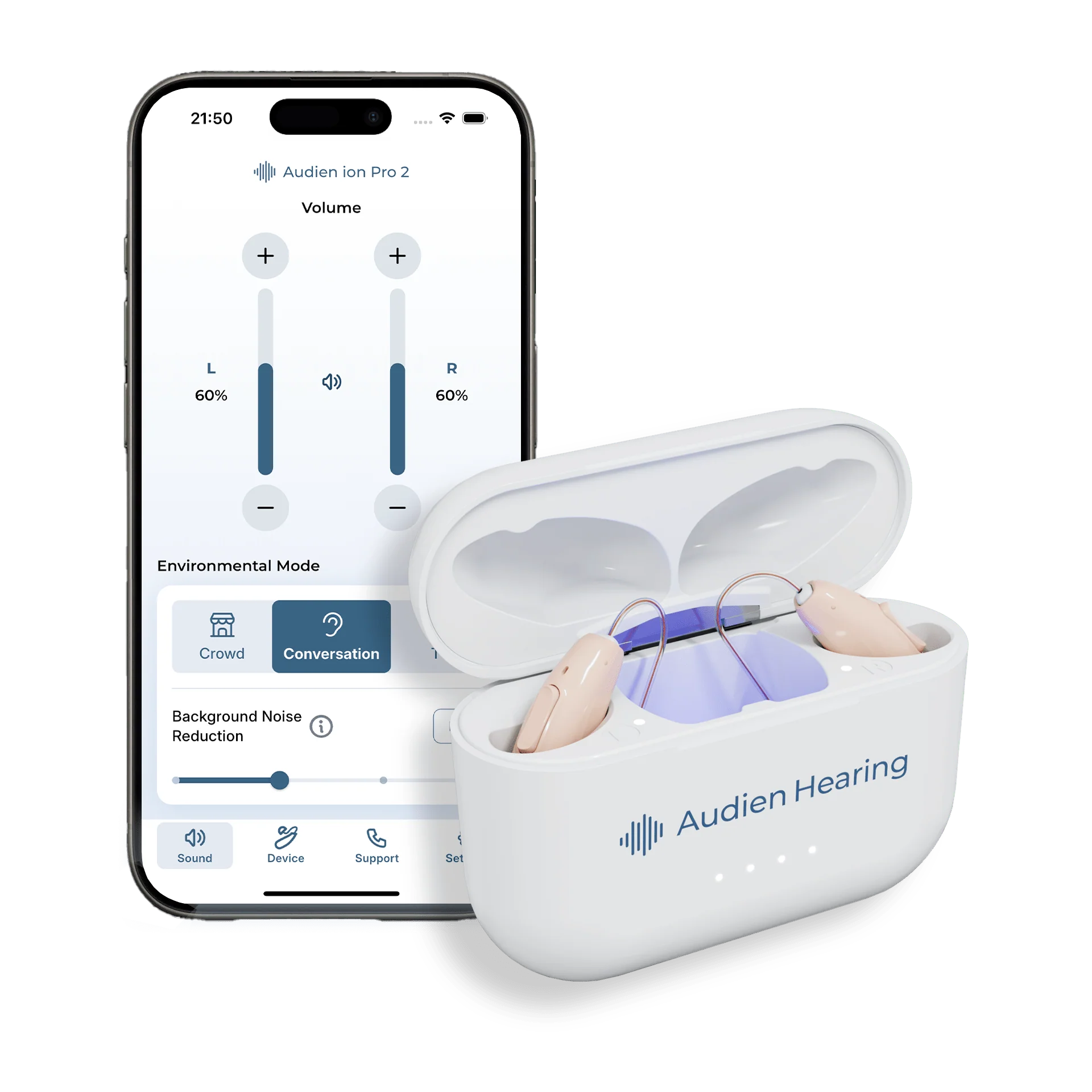 Audien ION Pro 2 OTC Hearing Aids (Open Box) - Image 4